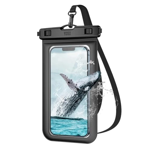 Tijdelijke aanbieding: YOSH Waterdichte Telefoonhoesje, IPX8 Waterdichte Telefoonhoes voor Zwemmen Snorkelen Varen, Onderwater Droge Zak voor iPhone 15 14 13 12 11 Pro X Samsung S23 S22 Oneplus, tot 6,8" Zwart van 7.99 € naar 7.99 € (0.00% korting)