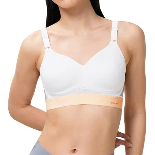 Offerta a tempo: Triumph Donna Triaction Hybrid Lite P EX, Racerback sports bra, WHITE, 5A - 25% da 58.50 € a 43.99 €
