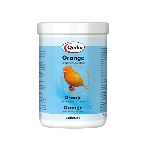 Offerta a tempo: Quiko Arancione 500g Mangime complementare per canarini Norwich e Yorkshire Per una colorazione arancione ottimale e l'intensificazione del colore del piumaggio - 0.00% da 144.57 € a 144.57 €