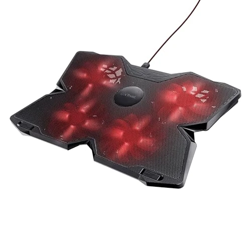 Offerta a tempo: GXTrust 278 Yozu Base di Raffreddamento per Laptop Gaming da 17.3, 4 Ventole Illuminate a Velocità Regolabile, Cooling Pad con Altezza Regolabile - Nero - 50% da 41.99 € a 20.99 €