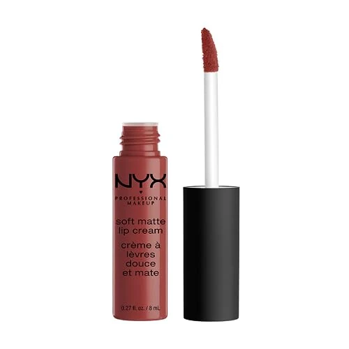 Offerta a tempo: NYX Professional Makeup Soft Matte Lip Cream, Tinta Labbra Finish Matte, Formula Cremosa, Colore Extra Pigmentato, Lunga Tenuta, Tonalità Roma - 35% da 7.90 € a 5.17 €