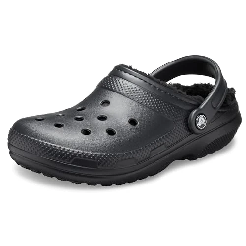 Limited-time offer: Crocs Unisex Classic Lined Clog, Black, Size 7 UK Men/ 8 UK Women from 59.99 £ to 30.00 £ (save 50%)