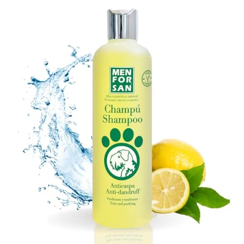 Oferta limitada: MENFORSAN Champú Anticaspa para Perros | Combate la Caspa y Descamaciones de la Piel | Limón | Pelaje Suave y Brillante | Acción Purificante y Tonificante | 300 ml de 58.10 € a 3.90 € (ahorro 93.29%)