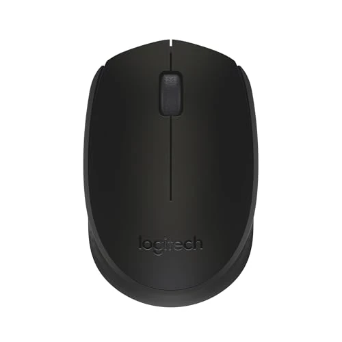 Offerta a tempo: Logitech M171 Mouse Wireless per PC, Mac, Laptop, 2,4 GHz con Mini Ricevitore USB, Tracciamento Ottico, Durata della Batteria di 12 mesi, Ambidestro - Nero - 51% da 16.99 € a 8.31 €