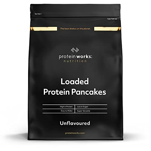 Limited offer: Protein Works - Loaded Protein Pancakes, Premium Protein Pancake Mix, High Protein Breakfast, Low Sugar, Low Fat, Natural, 16 Servings, 1kg from 27.99 EUR to 25.19 EUR (save 10%)