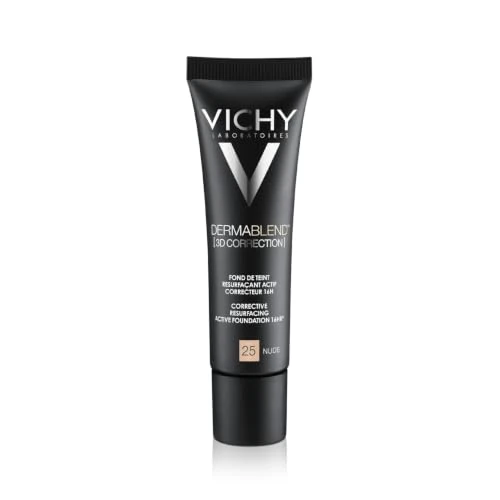 Limited-time offer: Vichy Dermablend 3D Correction Corrective Resurfacing Active Foundation 16HR SPF19 30ml - Nude 25 from 34.06 £ to 28.81 £ (save 15.41%)