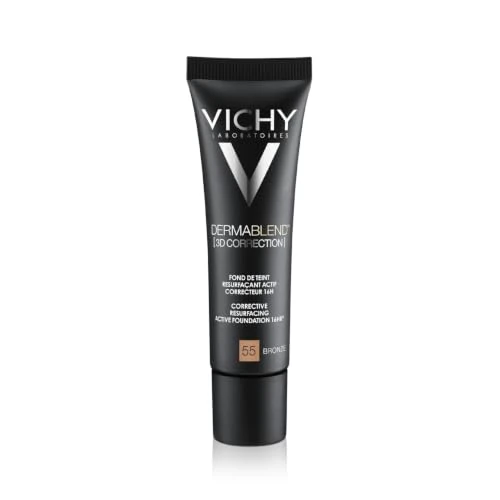 Tijdelijke aanbieding: Roger & Gallet VICHY Dermablend 3D-make-up, 55, brons, 30 ml van 21.56 € naar 21.56 € (0.00% korting)