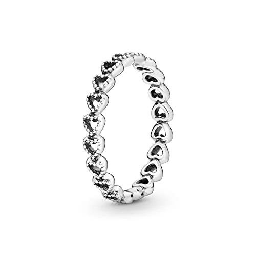 Offre limitée : Pandora Bague Couronne de cœurs ajourée, taille 52 de 23.20 EUR à 23.20 EUR (remise 0%)