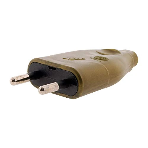 Begrenztes Angebot: Zenitech - Männlicher 2P 6A Elektrischer Stecker - Kompatibel Mit Europäischen Steckdosen - Ideal Für DIY-Projekte Und Inneninstallationen - Gold - 9,07g von 5.59 EUR auf 4.29 EUR (Rabatt 23%)