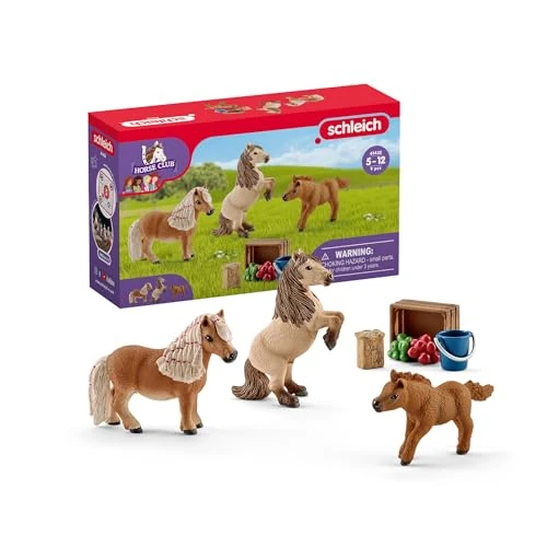 Offerta a tempo: schleich HORSE CLUB | Famiglia Mini Shetty 41432 | dai 5 anni | 9 pezzi - 0.00% da 32.69 € a 32.69 €