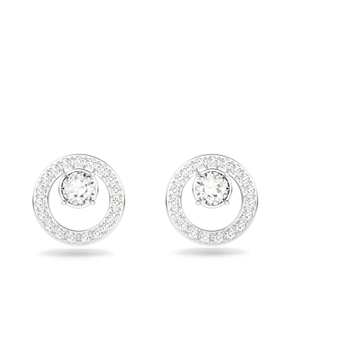 Limited-time offer: Swarovski womens Stud Earrings, Creativity Earrings, Crystals,Rhodium plated / White, One Size from 59.00 GBP to 51.70 GBP (save 12%)