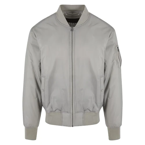 Blouson Court Rembourré, Fermeture Éclair, Veste Streetwear Zippée, 100% Polyester, Doublure Orange