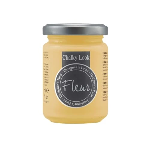 Offerta a tempo: FLEUR DESIGNER'S PAINT | Pittura ad Acqua, Effetto Gesso Naturale, Extra Opaca, Fleur Chalky F39, Colore Love in Portofino, Made in Italy, Formato da 130 ml - 0.00% da 9.90 € a 9.90 €