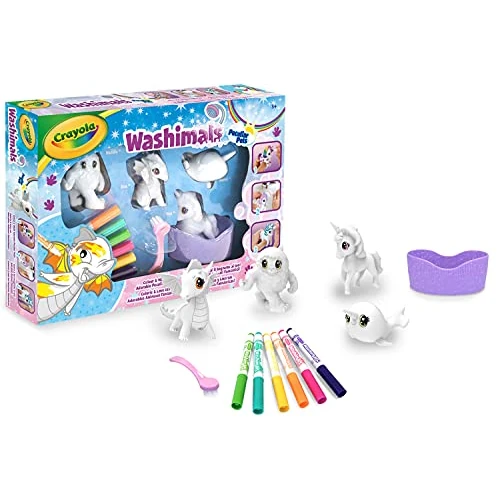 Offerta a tempo: CRAYOLA Washimals Peculiar Pets - Set Attività Colora Lava e Ricolora con Animaletti Fantastici — 12% da 19,99 € a 17,69 €
