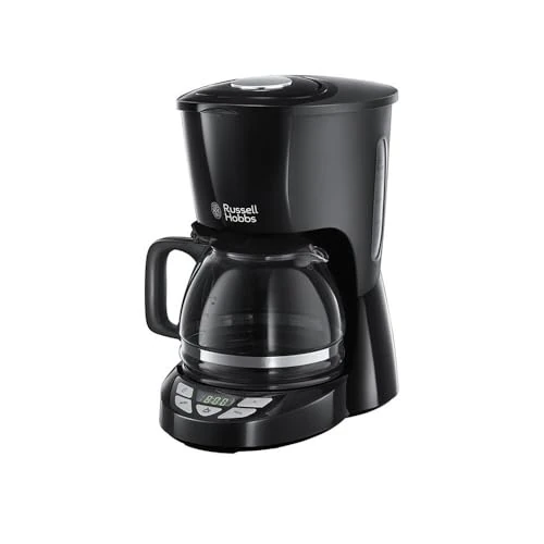 Limited offer: Russell Hobbs Macchina del Caffè Americano, 1.25 L , Porta Filtro Removibile, 975 W, Texture Plus Nero, 22620-56 from 50.00 EUR to 29.00 EUR (save 42%)