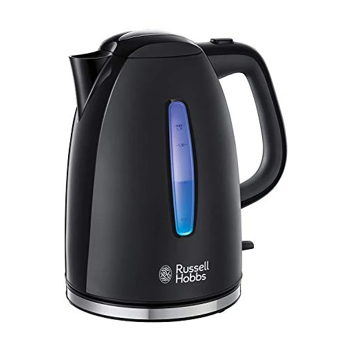 Offerta a tempo: Russell Hobbs Bollitore Elettrico Texture Plus 1,7 L 2400 W, Risparmio Energetico, Spegnimento Automatico, Luce Blu, Design Nero – 22591-70 - 47% da 45.00 € a 23.81 €
