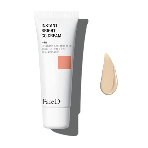 Face D - CC Cream Korygujący Kolor Krem do Twarzy z Kwasem Hialuronowym SPF 20, 40 ml (Lekki)