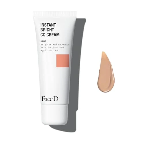 Offerta a tempo: Face D - CC Cream, Crema Corretrice del Colore con Acido Ialuronico e SPF 20, Medium, 40 ml… - 16% da 21.50 € a 17.99 €