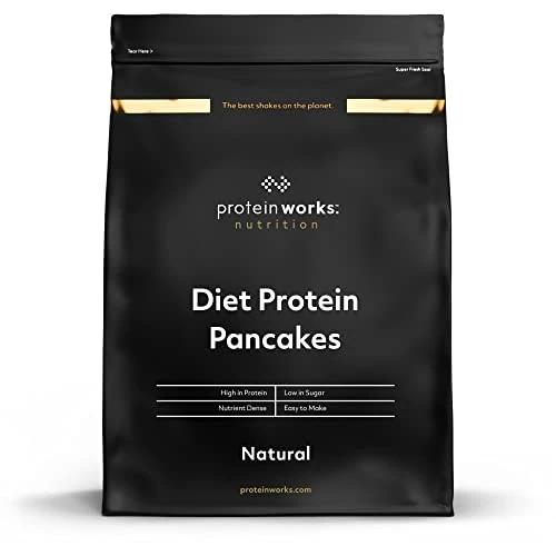 Begrenztes Angebot: Diet Protein Pancakes| Natürlich | Proteinreicher, zuckerarmer Snack | Schnell & einfach herzustellen | Protein Works | 1kg von 24.88 EUR auf 23.39 EUR (Rabatt 6%)