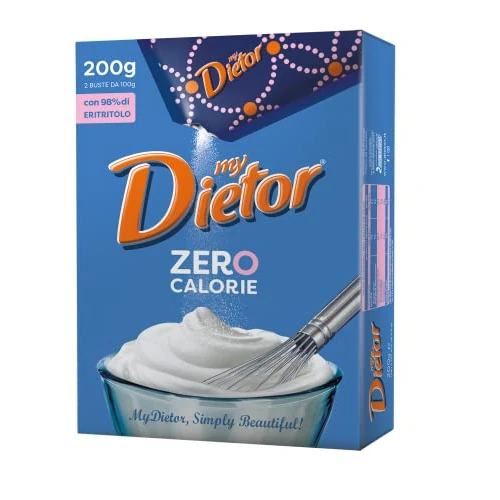 Dietor - MyDietor Dolcificante Naturale Sfuso 0 kcal, Senza Glutine, Senza Aspartame - 200 gr