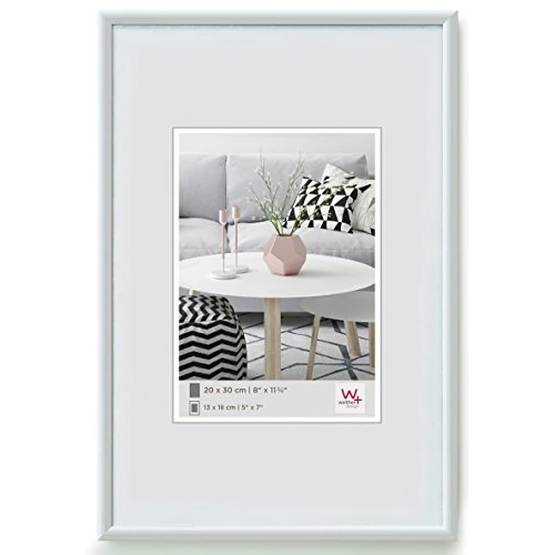 walther Design Picture Frame White 40 x 40 cm Galeria Plastic Frame KW440H