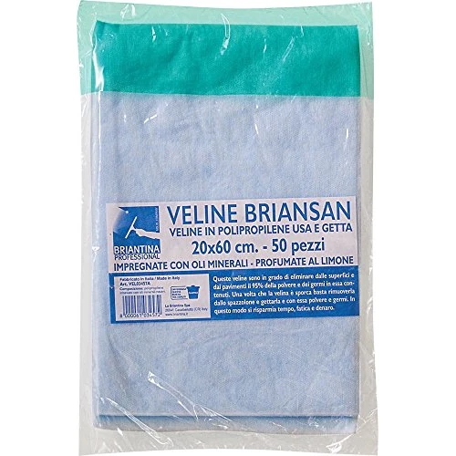 Offerta a tempo: La Briantina VEL03457A Veline Polipropilene Briansan, 20 x 60 cm, 50 Pezzi - 40% da 11.50 € a 6.90 €