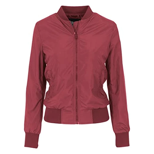 Offerta a tempo: URBAN CLASSICS Giubbotto Bomber da Donna con Polsini a Coste, Giacca a Vento Leggera — 30% da 39,90 € a 27,99 €