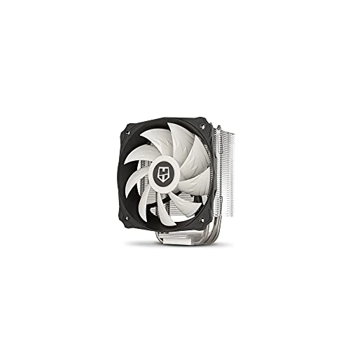 NOX HUMMER H-212 - NXHUMMERH212 - CPU ventilator 120 mm, PWM, Intel&AMD compatibel, Aluminium voet, compact, Conisch ontwerp, zwart