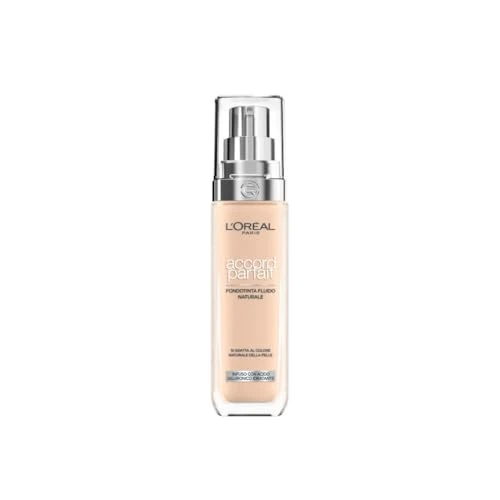 L'Oréal Paris Accord Parfait Base de Maquillaje con Acido Hialuronico 2R Vanille Rosé, 30ml