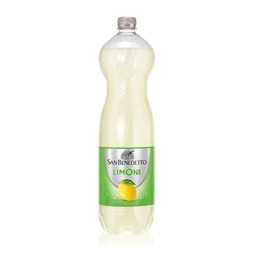 Offerta a tempo: San Benedetto Limone, Bevanda Gassata, 1500 ml Dissetante e Frizzante, a Basso Contenuto di Zuccheri - 46% da 1.09 € a 0.59 €