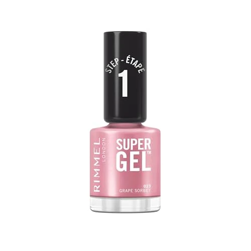 Oferta limitowana: Rimmel Super Gel Lakier do Paznokci, 023 Sorbet Grape, 12 ml z 39.55 zł na 39.55 zł (oszczędź 0.00%)