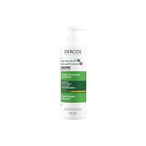 Offerta a tempo: Vichy Dercos, Shampoo Trattamento Anti-Forfora, Per Capelli Secchi, Allevia Senso di Prurito, Forfora Visibile Ridotta, Arricchito con Disolfuro di Selenio, 390 ml - 13% da 22.80 € a 19.95 €