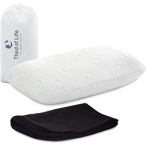 Zeitlich begrenztes Angebot: Reisekissen VOLAR | Ergonomisches Nackenkissen mit Memory-Foam | Kleines Kopfkissen für Reisen im Auto, Flugzeug, Zug, Hotel & Camping | Thermoregulierender Bezug | Kissen Outdoor & Reise 40x25x10 cm von 29.95 € auf 29.95 € (0