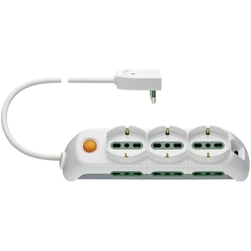 Zeitlich begrenztes Angebot: VIMAR fp00531.c.b DREI Steckdosen universal, 6P17/11 und spb17, Schalter, weiß von 17.54 € auf 17.54 € (0.00% Rabatt)