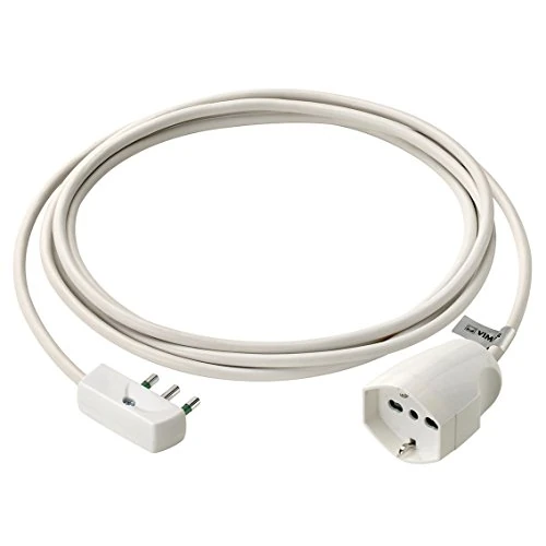 Zeitlich begrenztes Angebot: VIMAR 0p32381.b Verlängerung Universal, 3 m, 3 G1, spa17, weiß von 12.72 € auf 12.72 € (0.00% Rabatt)