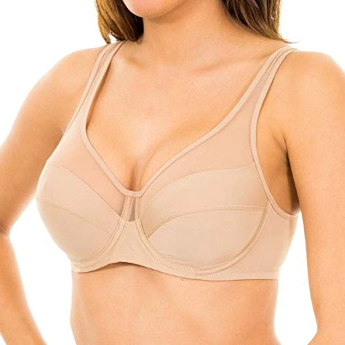 Zeitlich begrenztes Angebot: DIM Femme - BH Generous Classic x1 | Perfekter Halt für große Brüste | Dicke Mikrofaser und Stretch | U-förmiger Rücken und breite Träger | Moderner Look und absoluter Komfort von 39.99 € auf 35.95 € (10% Rabatt)