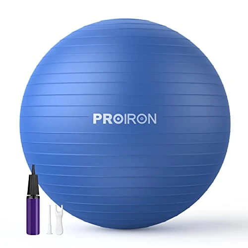 Zeitlich begrenztes Angebot: PROIRON Gymnastikball Pezziball Sitzball Trainingsball Fitnessball & Balance für Core-Training mit Pumpe Anti Burst Pilates Ball Robuster für Erwachsene Büro Pezzibälle Gymnastikbälle von 22.99 € auf 22.99 € (0.00% Rabatt)