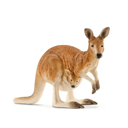 Limited-time offer: Schleich Wild Life Kangaroo Animal Figurine - Detailed Wild Animal Kangaroo Toy Figure, Durable for Education and Fun Play, Perfect for Boys and Girls, Gift for Kids Ages 3+ from 9.95 £ to 5.99 £ (save 40%)