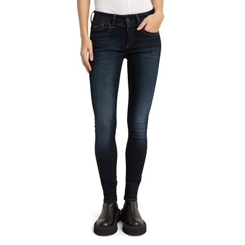 G-Star Femme Jean Lynn Skinny, Bleu (medium aged 60885-6131-071), 31W / 36L
