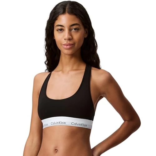 Offerta a tempo: Calvin Klein Reggiseno a Bralette Donna Unlined Sportivo, Nero (Black), XS - 53% da 34.90 € a 16.45 €