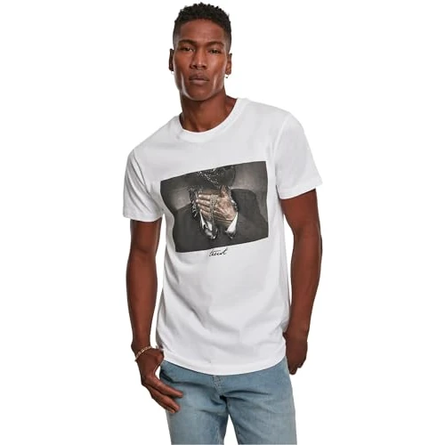 Mister Tee Herren Trust T-Shirts, White, XXL