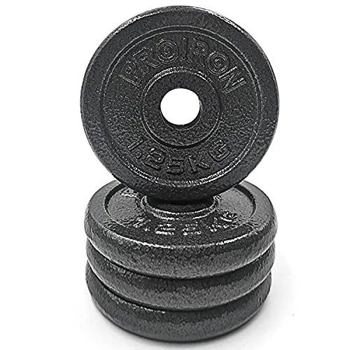 Oferta limitada: PROIRON Discos Pesas, Ø25mm - Hierro Fundido Placas de Discos Peso para Pesas y Mancuernas 1.25kg 2.5kg 5kg 10kg de 29.99 € a 29.99 € (ahorro 0.00%)