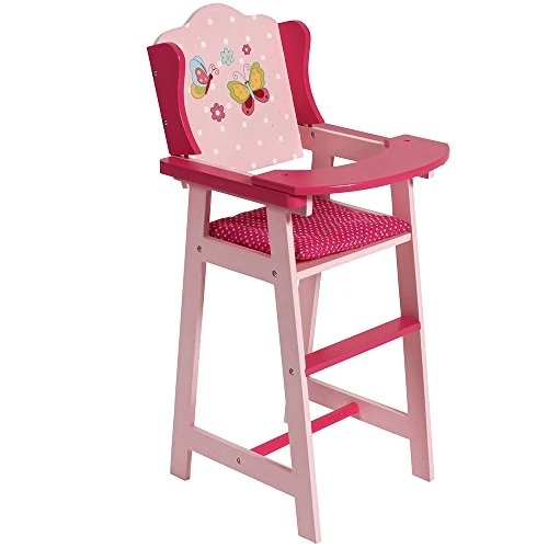 Limited offer: Holz-Puppenhochstuhl Papilio pink from 47.00 EUR to 47.00 EUR (save 0%)