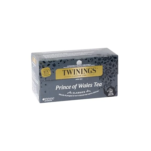 Twinings - T Prince Of Wale, 2 paquetede de 25 Bolsitas de té