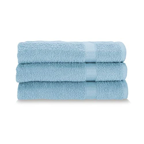 Gabel Towels, Cotton, Sky, 60 x 100 cm
