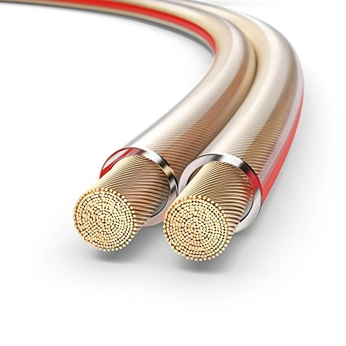 Offerta a tempo: Uwj0U Sentivus Sp060-015 Cavo dell'Altoparlante 2 X 2.5 Mm² (99.9% Ofc Rame Solido 0.2 Mm Filo) Cavo dell'Altoparlante Hifi, Rotolo, 15M, Trasparente - 0.00% da 26.99 € a 26.99 €