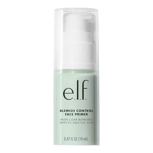 Offerta a tempo: e.l.f. Blemish Control Face Primer, primer lenitivo e idratante per combattere le imperfezioni, fa aderire il trucco per una lunga tenuta, prodotto vegano e non testato sugli animali, formato Small - 8% da 11.00 € a 10.12 €