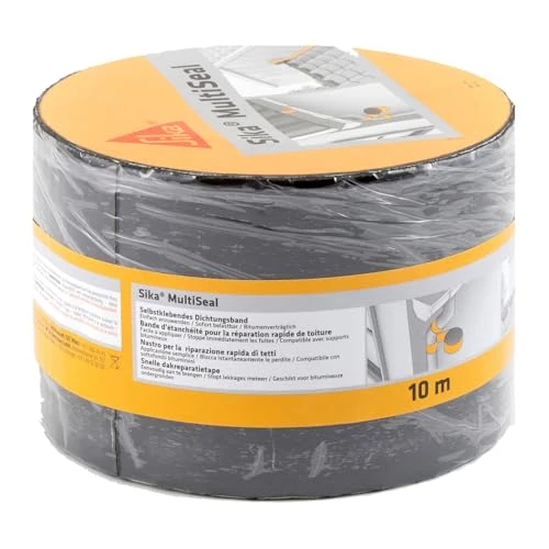Tijdelijke aanbieding: SIKA,Sika Multiseal, Zelfklevende bitumineuze afdichtingstape voor repareren, beschermen en afdichten, meersteun, 10mx100mm, Grijs van 29.03 € naar 29.03 € (0.00% korting)