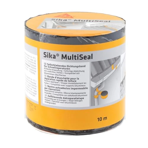 Sika Multiseal, odporna na rozdarcie samoprzylepna taśma uszczelniająca, 150 mm x 10 m, szara