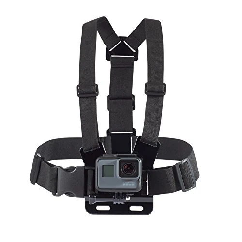 Offerta a tempo: Amazon Basics Imbracatura Regolabile per Petto per GoPro e Action Cam, Leggera e Confortevole, Nero - 44% da 16.48 € a 9.23 €